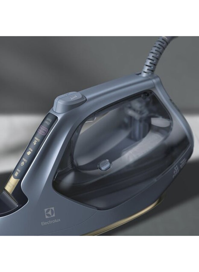 Electrolux Steam Iron With PrecisionCare Technology, OutdoorCare And Resilium Soleplate 0.37 L 2800 W E8SI1-80BM Blue Metallic - Image 2