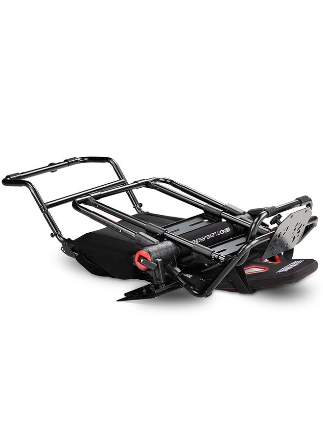 next level RACING - GTLite Pro Racing Cockpits Foldable And Rollaway Design Entry-Level DD Wheelbases Up To 13 Nm Shifter Support Included Foam-Padded Backrest - Image 1