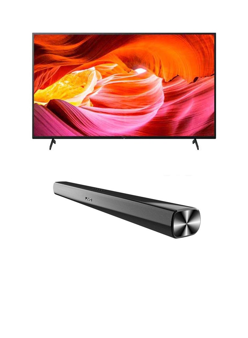 سوني تلفزيون Google مقاس 65 بوصة بدقة 4K HDR مع مليار لون ونظام صوت Dolby موديل 2022 ومكبر صوت JVC - Image 1