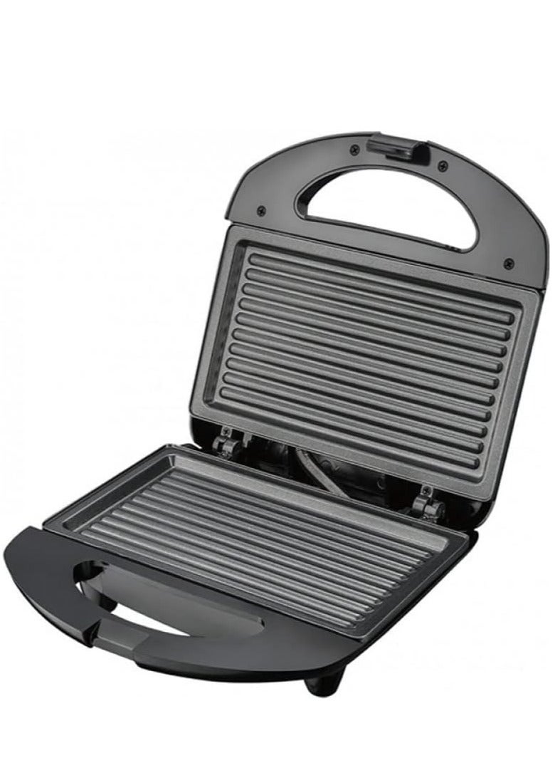 ريبون باقة فطور الصباح مع سخان الساندويتش وصانع رغوة الحليب بقدرة 1400 وات RE-5-072+RE-6-033 أسود - Image 3