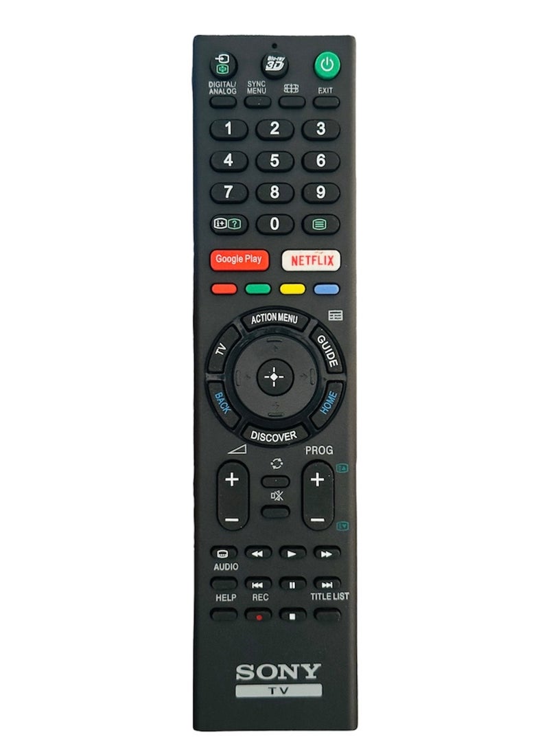 Sony Universal Remote Control For Sony , Suitable For All Led , Lcd , Smart Tv's Black