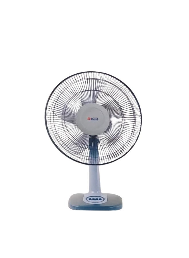 Techno Best 16-Inch Table Fan With 3 Speeds And Powerful Motor BTF-016W White  - Image 2