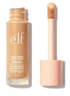 e.l.f. Wrap Hello Glow Liquid Facial Filter Medium 5 - 31.5 oz Beige  - Image 1