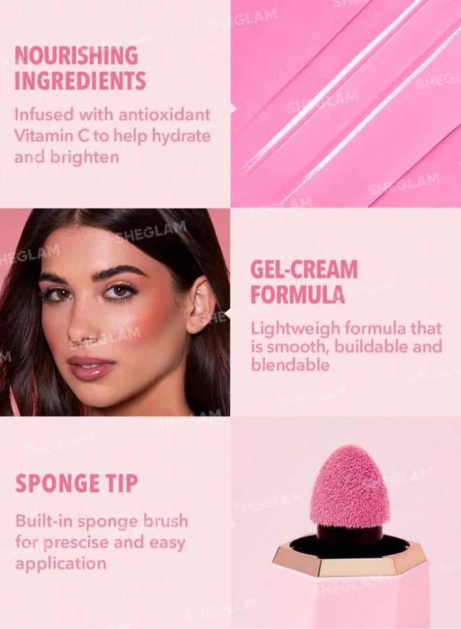 SHEGLAM - Color Bloom Liquid Blush Night Drive - Image 1
