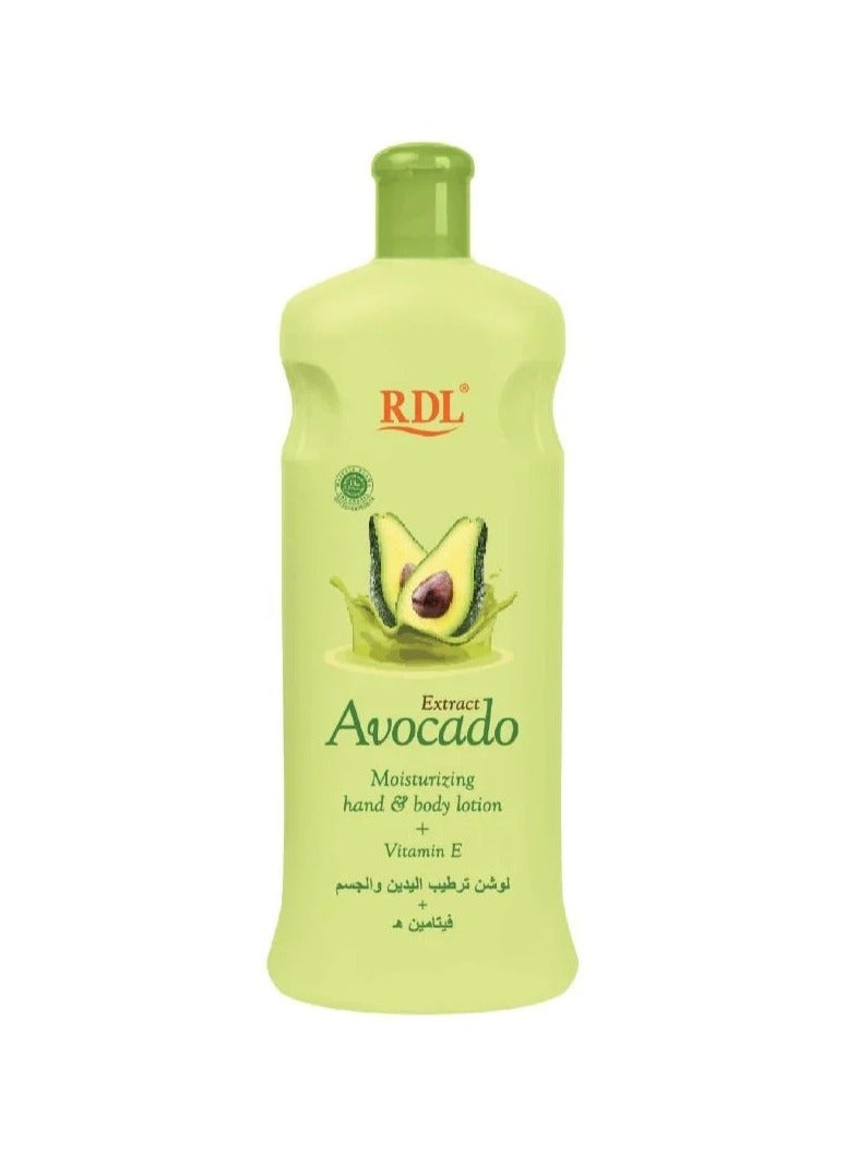 RDL Moisturizing Hand And Body Lotion Avocado 600ml