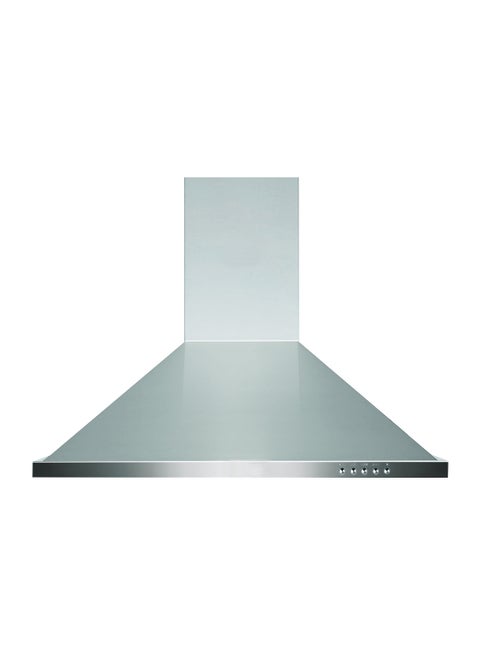 60 cm Decorative Hood, Stainless Steel Body, Mechanical Push Button Control, 3 Speed Settings, 400 M³/H Performance, 58dba Noise Level, 28W Halogen Light, Dishwasher Safe Aluminum Cassette Filter NBI8662CH Silver