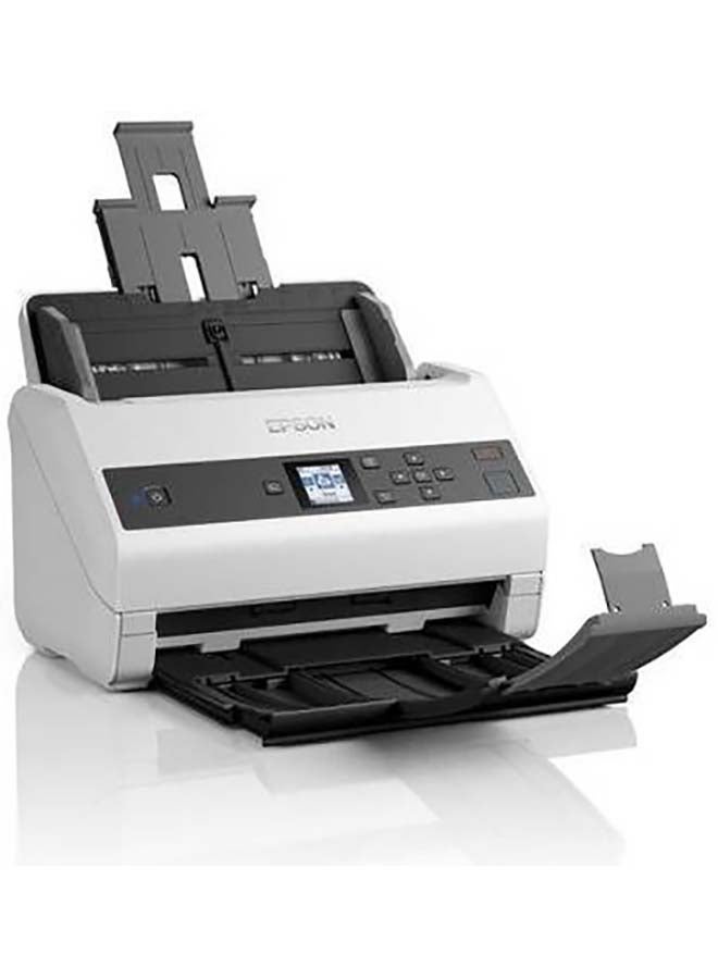 EPSON Workforce DS-870, 100-page ADF, 65ppm/130ipm Scanning Speed, Departmental Sheet Fed Scanner, White | B11B250401BB White - Image 2