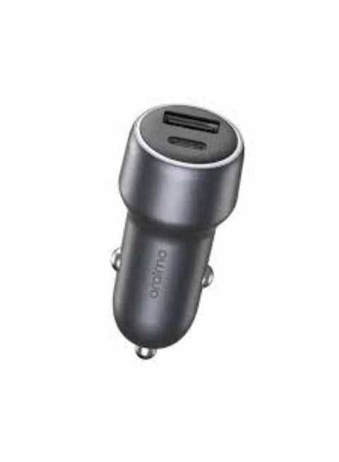OCC-73D, 48W Fast Charging USB Car Charger Silver