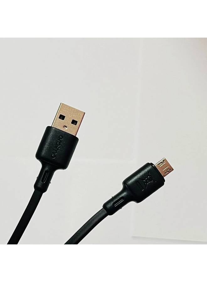 Oraimo Micro USB Fast Charging & High-Speed Data Cable 2M LONGER and STRONGER Udon 2 OCD-M56 - Black - Image 3