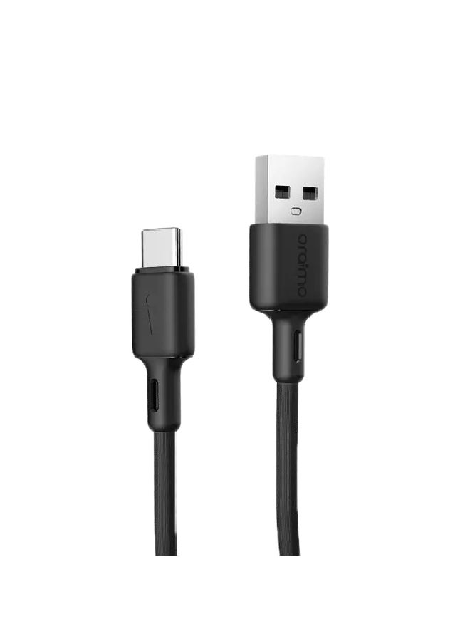 Oraimo FastLine 3 Mobile Phone USB Cables ,5V 5A Cable Super Fast Charging USB to Type-C Cable, 1M Cable Black Black - Image 2