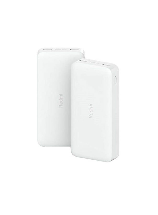 Xiaomi Power Bank PB200LZM Dual USB Input Output Two-way Charging Portable Charger White - Image 2