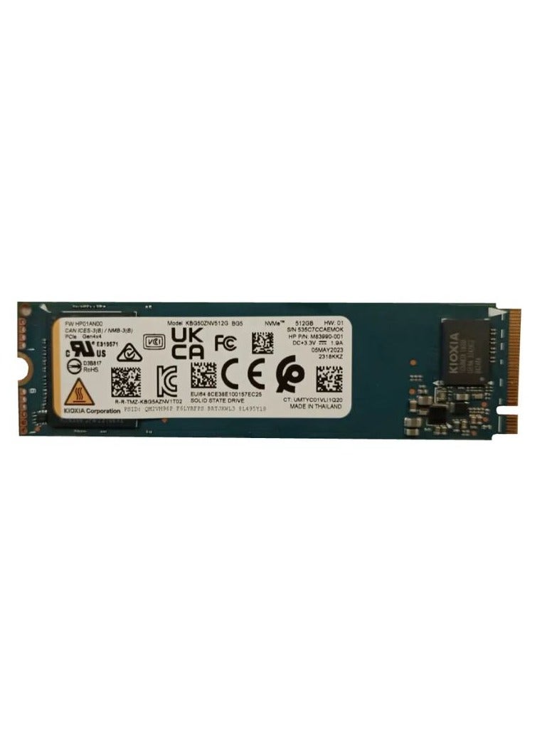 كيوكسيا Kioxia NVMe PCIe M.2 2280 SSD 80 ملم بالحجم الكامل KBG50ZNV512G، OEM 