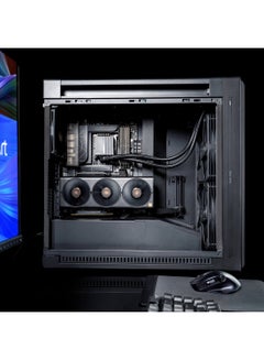 ASUS ProArt PA602 Gaming E-ATX Computer Case, 2x 200mm & 1x 140mm Pre-Installed Fans, Up to 420mm Radiator & 6x Fans Support, Dual Air Deflectors, 15.5mm Open Grills, Black Black  - Image 3