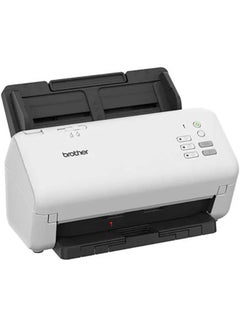 brother ADS-4300N Scanner, 80 Sheets ADF, 40 PPM Simplex / 80 IPM Duplex Scan Speed, 600 DPI Resolution, Black/White | 5WDE0600173 White  - Image 2