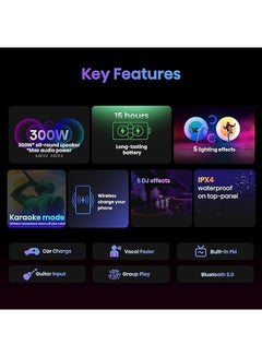 Hisense Party Speaker The All In One For Party Sound Boost Your Party Into Lifer With 400 Watts Output Power HP 100 Black  - Image 4