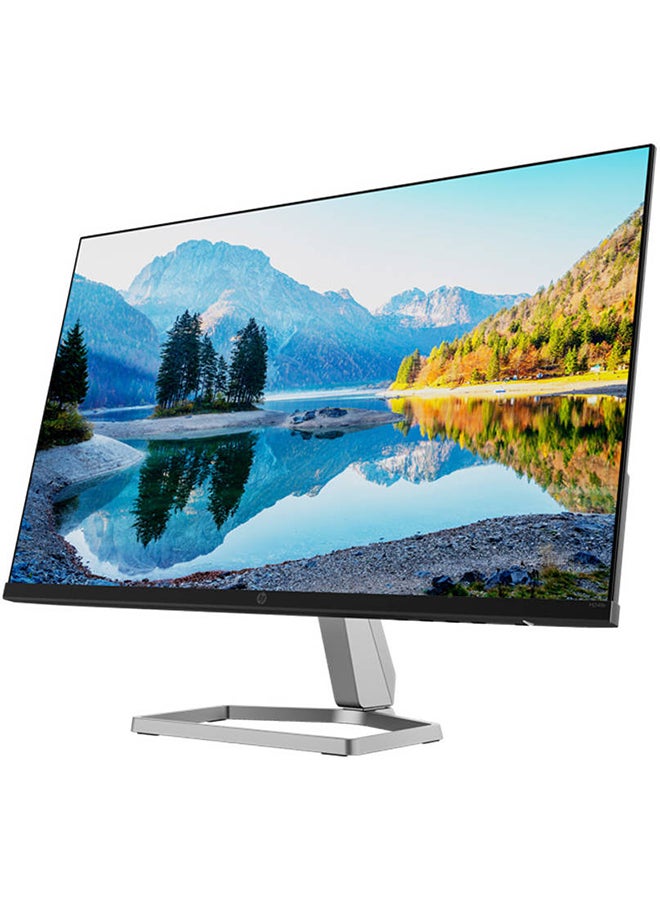HP - 23.8-inch M24Fe FHD IPS Display Monitor, 75Hz Refresh Rate, 5ms (GtG with Overdrive) Response Time, AMD FreeSync Technology, 3-Sided Micro-Edge, 1 VGA, 1 HDMI | 43G27AS#ABV Black - Image 1