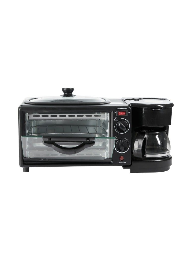 Sonifer Breakfast Maker 3 In1 Oven Grill And Coffee Maker 5 L 1250 W 4004 Black  - Image 3