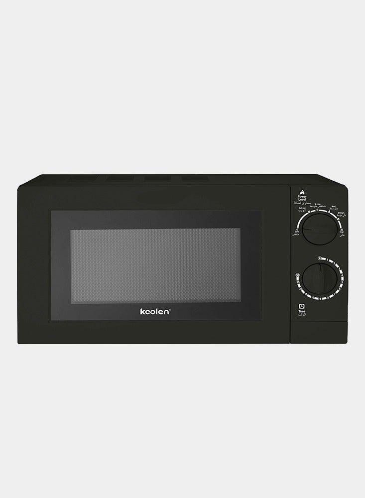 KOOLEN Microwave Oven With Mechanical Control 20 L 1 W 802100004 Black  - Image 1