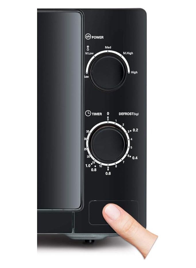 KOOLEN Microwave Oven With Mechanical Control 20 L 1 W 802100004 Black  - Image 3