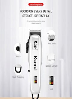 كيمي KM-PG809A Rechargeable Electric Hair Clipper  - Image 2
