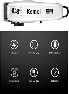 كيمي KM-PG809A Rechargeable Electric Hair Clipper  - Image 3