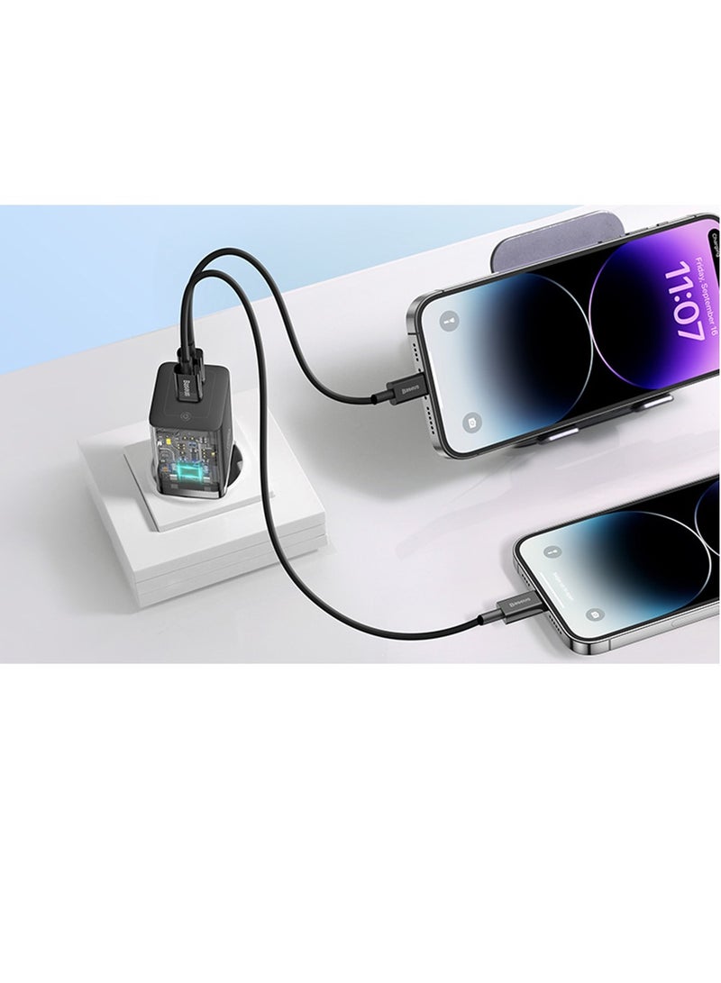 Baseus OS-Baseus GaN5 Pro Fast Charger C+C 40W EU Black - Image 4
