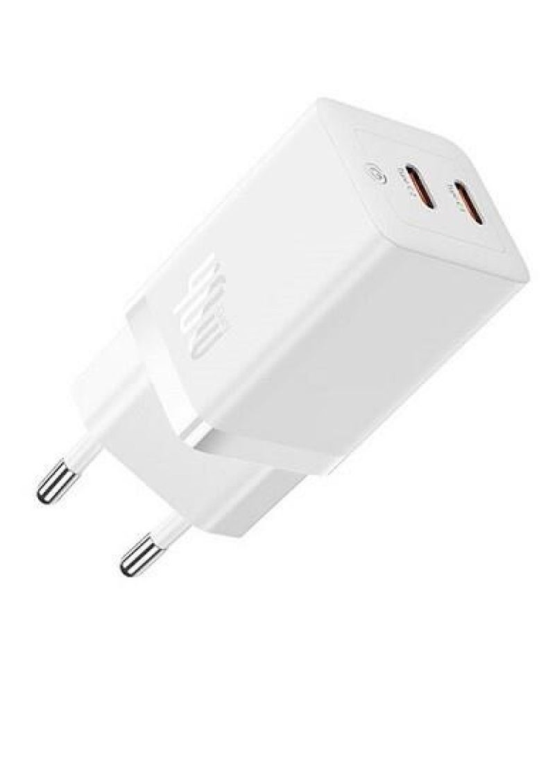 Baseus OS-Baseus GaN5 Pro Fast Charger C+C 40W EU White - Image 2