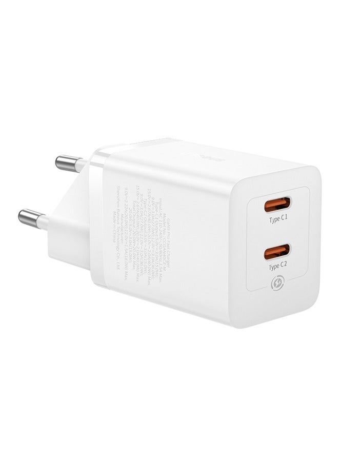 Baseus OS-Baseus GaN5 Pro Fast Charger C+C 40W EU White - Image 3