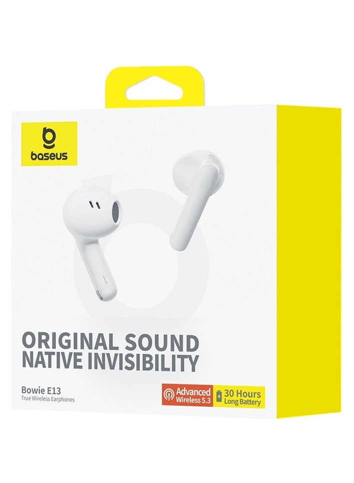 بيسوس - Baseus - Bowie E13 Bluetooth Earphone -white White - Image 1