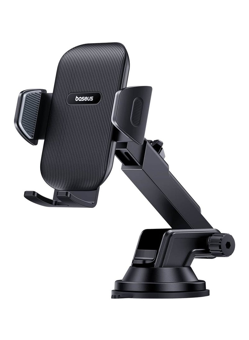 Baseus Baseus UltraControl Go Series Clamp-Type Phone Holder (Suction Cup Version) Cluster Black - Image 2