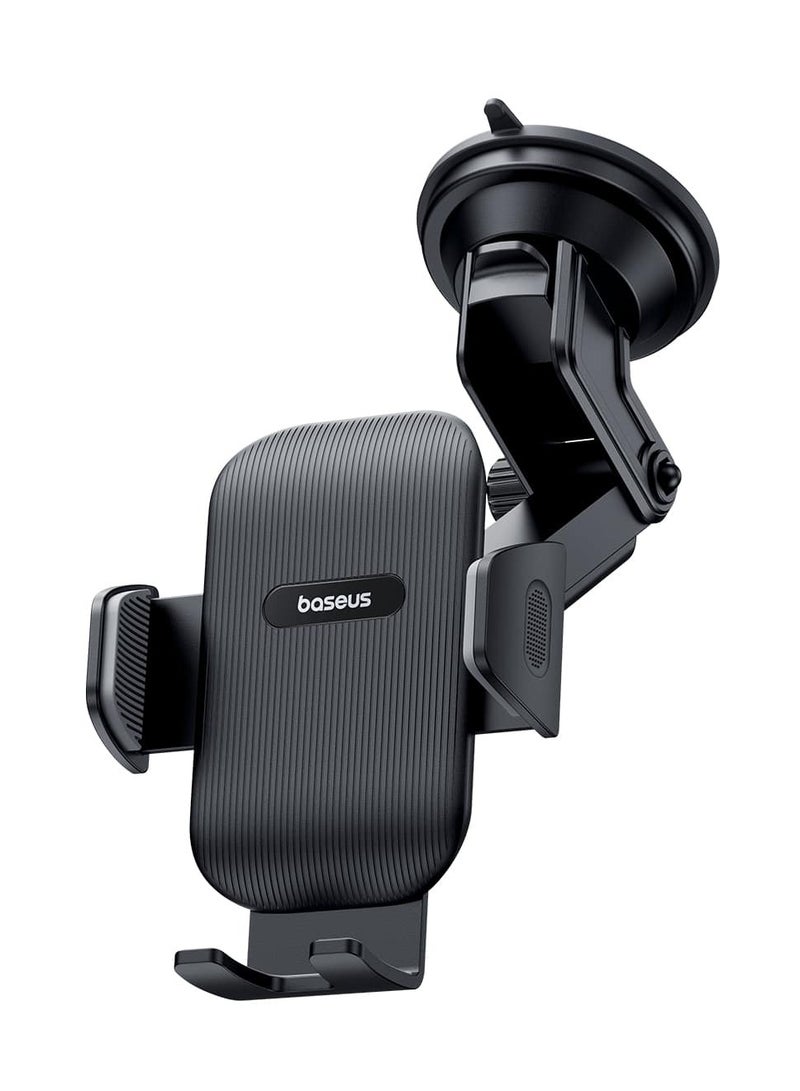 Baseus Baseus UltraControl Go Series Clamp-Type Phone Holder (Suction Cup Version) Cluster Black - Image 3