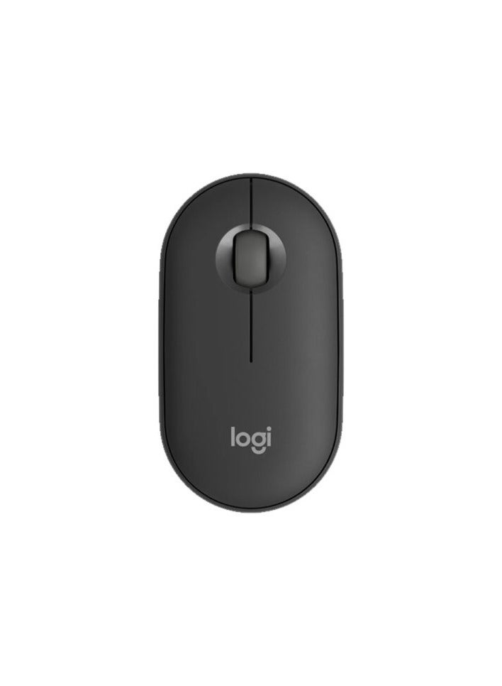 لوجيتيك Logitech¬Æ M350S Pebble 2 ماوس بلوتوث صامت - لون جرافيت أسود لون جرافيت أسود  - Image 1