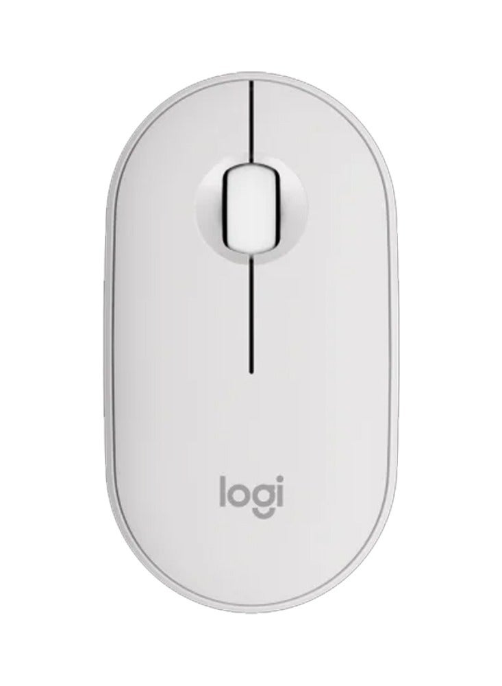 لوجيتيك - لوجيتك M350S بيبل 2 ماوس بلوتوث صامت باللون الأبيض - Image 1
