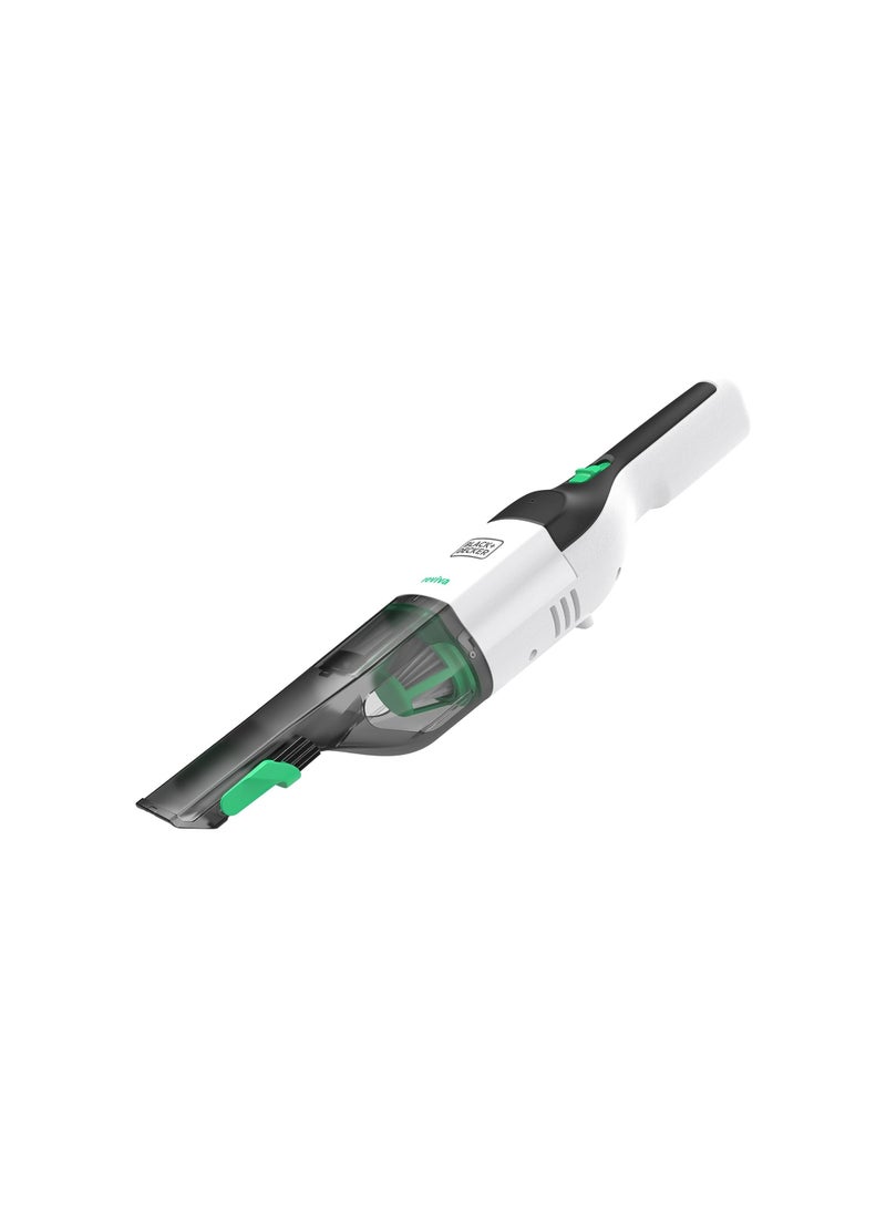 BLACK+DECKER Reviva 7.2V 2Ah Cordless Eco Hand Vacuum Made From 50% Recycled Material With 100% Sustainable Packaging, 200 W REVHV8C-GB Multicolour  - Image 1