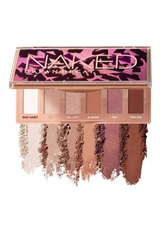 Naked Mini Eyeshadow Palette 6 Shades Great For Travel Ultra Blendable Rich Colors With Velvety Texture Up To 12 Hour Wear Multicolor