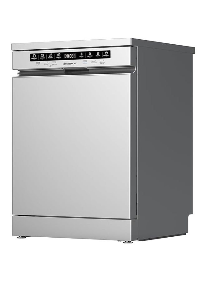 WESTPOINT Dishwasher 15 Place Settings 8 Programs 7, ESMA 5 Stars New Edition 1920 W WYS-1523I Silver  - Image 2
