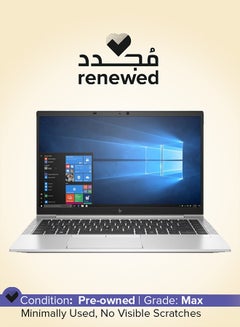Renewed - Elitebook 840 G7 Laptop With 14-Inch FHD Display,Intel Core i7/10th Gen Processor/32GB DDR4 RAM/512GB SSD/Windows 10 Pro English Silver