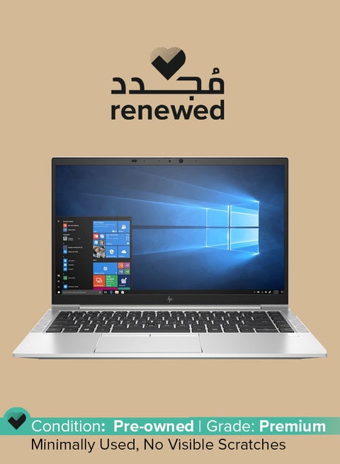 Renewed - Elitebook 840 G7 Laptop With 14-Inch FHD Display,Intel Core i5/10th Gen Processor/32GB DDR4 RAM/1TB SSD/Windows 10 Pro English Silver