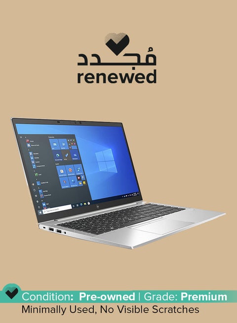 Renewed - Elitebook 840 G8 Laptop With 14-Inch FHD Display,Intel Core i5/11th Gen Processor/32GB DDR4 RAM/512GB SSD/Windows 10 Pro English Silver