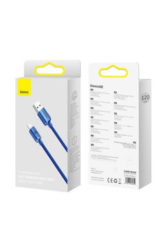 Baseus Baseus Crystal Shine Series Fast Charging Data Cable USB to Type-C 100W 1.2m Blue  - Image 1