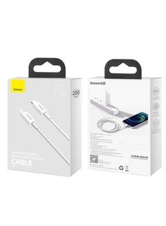 Baseus Baseus Superior Series Fast Charging Data Cable Type-C to iP PD 20W 2m White  - Image 1