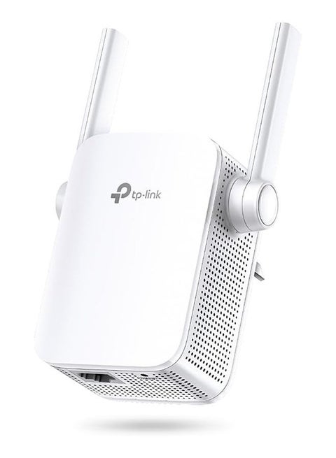 Wi-Fi Range Extender With 2 External Antennas White