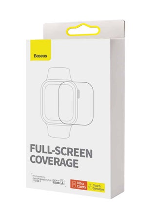 Baseus NanoCrystal Series Screen Protective Film 41mm for AP Watch 7/8, (Pack of 2, with 2 cleaning kits and scraper) Clear - pnsku/N70047488V/45/_/1708405239/d5eb1901-f055-4a17-9c64-fb5e8ff89af1