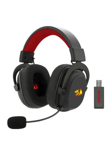 Redragon H510 Zeus-X، محيطي 7.1، مشغلات 53 مم، RGB، لاسلكية، سماعة رأس متعددة المنصات