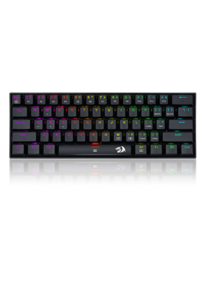 REDRAGON Redragon K630 Dragonborn Wired 60% Mechanical Gaming Keyboard  - Image 1