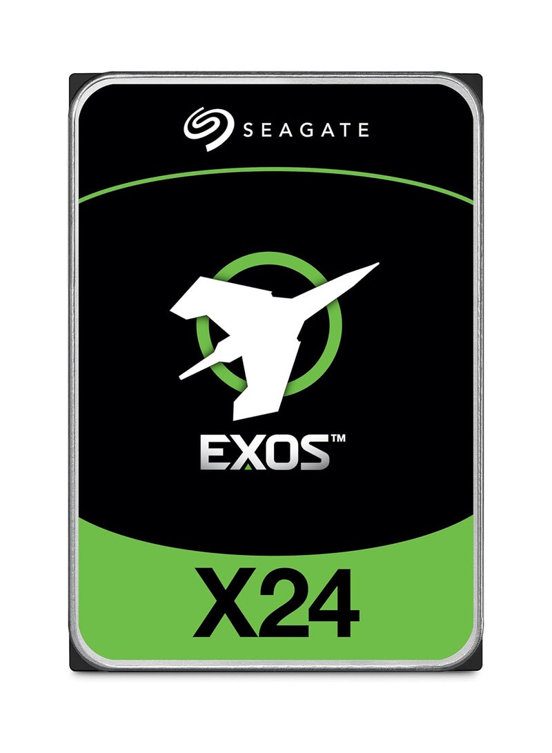 سيجيت محرك أقراص صلبة Exos X24 SATA 24TB EXOS 6Gb/S 3.5" Enterprise بسعة 24 تيرابايت وسرعة دوران 7200 دورة في الدقيقة وذاكرة تخزين مؤقتة 512 ميجابايت ومتوسط وقت الأعطال 2,500,000 ساعة| ST24000NM002H  - Image 1