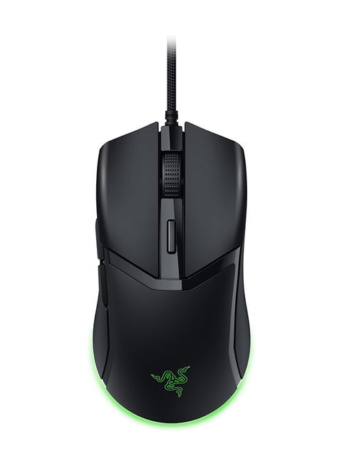 Cobra Gaming Mouse, Wired-Razer Speedflex Cable, 8500 DPI Optical Sensor, 6 Programmable Buttons, Optical Mouse Switches Gen-3, 100% PTFE Mouse Feet, Black | RZ01-04650100-R3M1