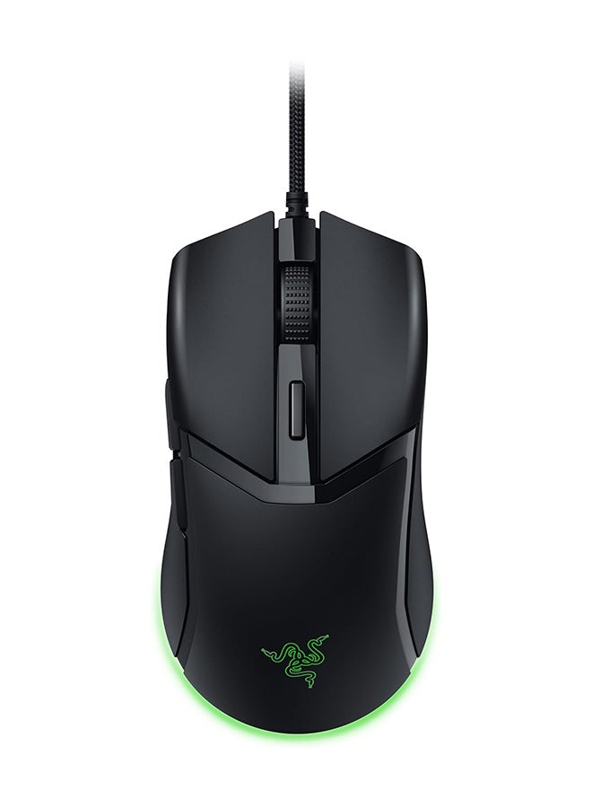 RAZER - Cobra Gaming Mouse, Wired-Razer Speedflex Cable, 8500 DPI Optical Sensor, 6 Programmable Buttons, Optical Mouse Switches Gen-3, 100% PTFE Mouse Feet, Black | RZ01-04650100-R3M1 - Image 1