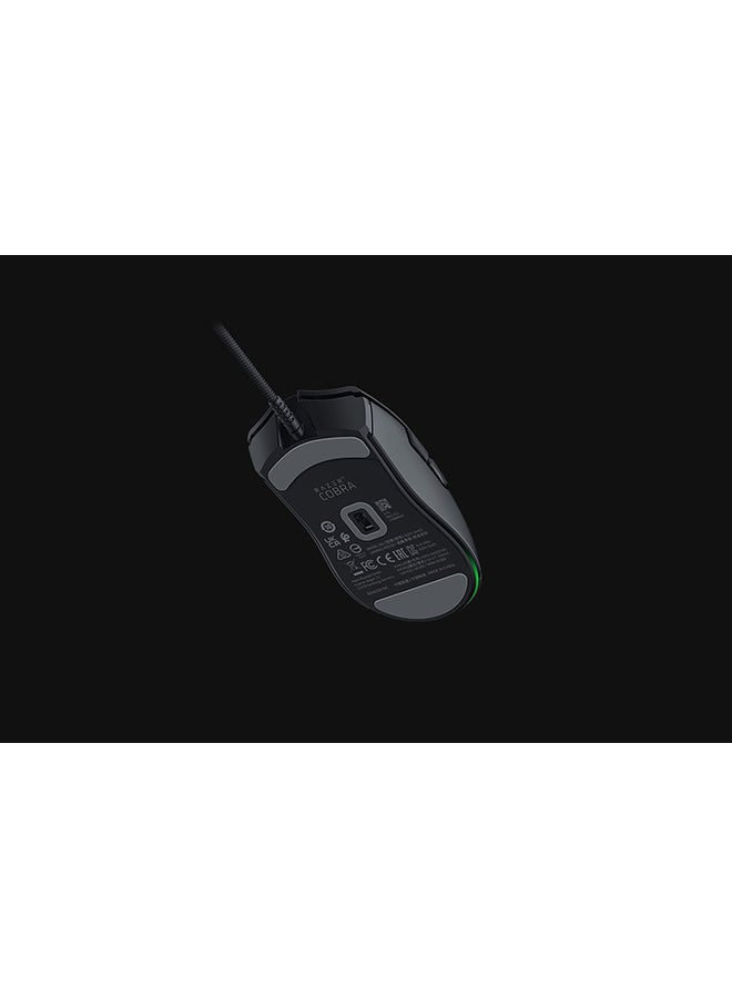 RAZER - Cobra Gaming Mouse, Wired-Razer Speedflex Cable, 8500 DPI Optical Sensor, 6 Programmable Buttons, Optical Mouse Switches Gen-3, 100% PTFE Mouse Feet, Black | RZ01-04650100-R3M1 - Image 1