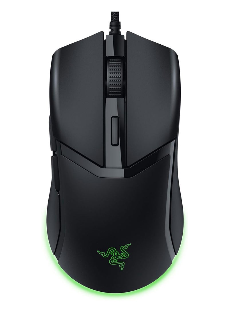 RAZER Cobra Lightweight Wired Gaming Mouse: 58g Lightweight Design - Gen-3 Optical Switches - Chroma RGB Lighting with Gradient Underglow - 8500 DPI Optical Sensor  Speedflex Cable - Black - Image 1